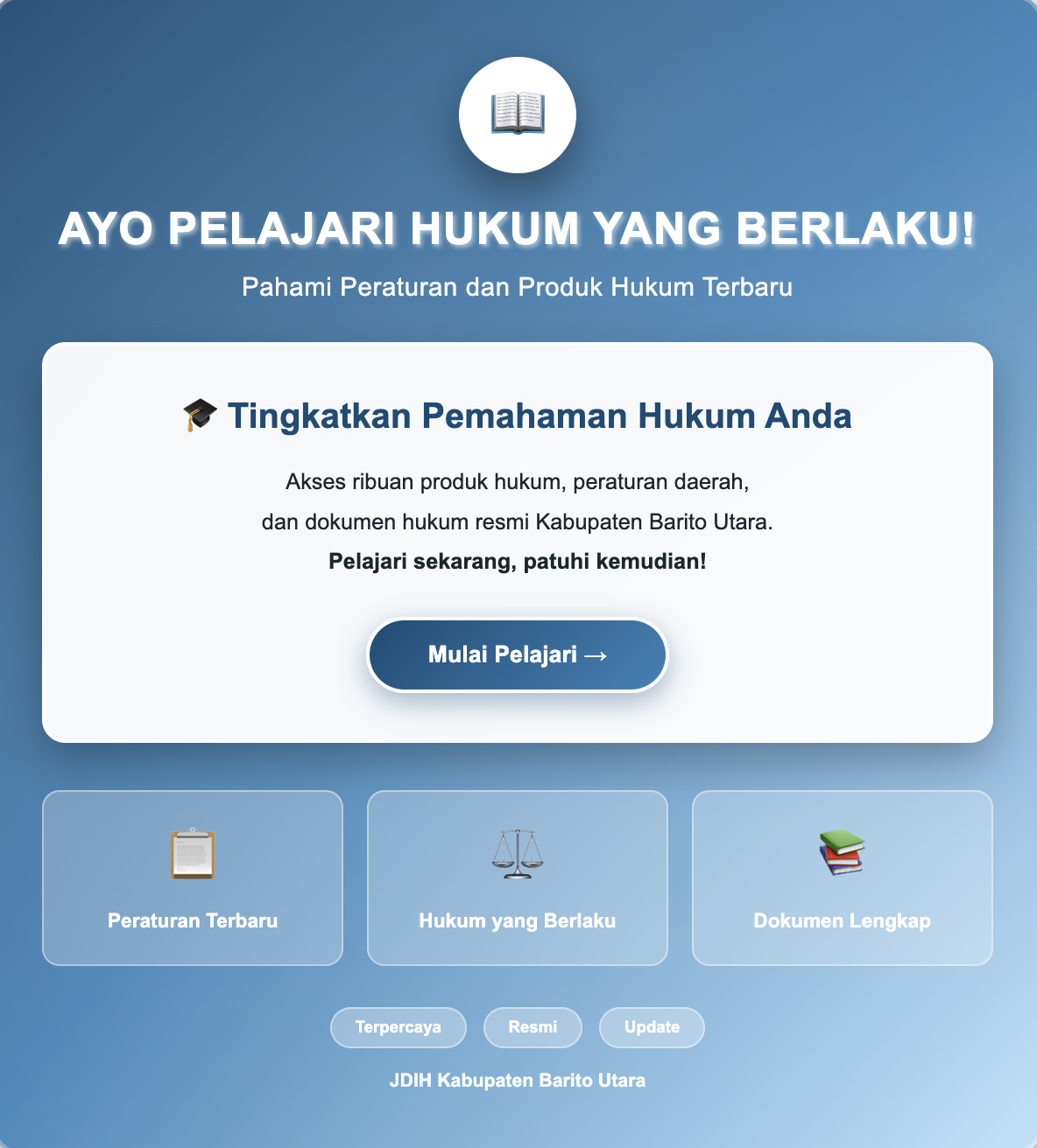 Popup Promosi JDIH Barito Utara